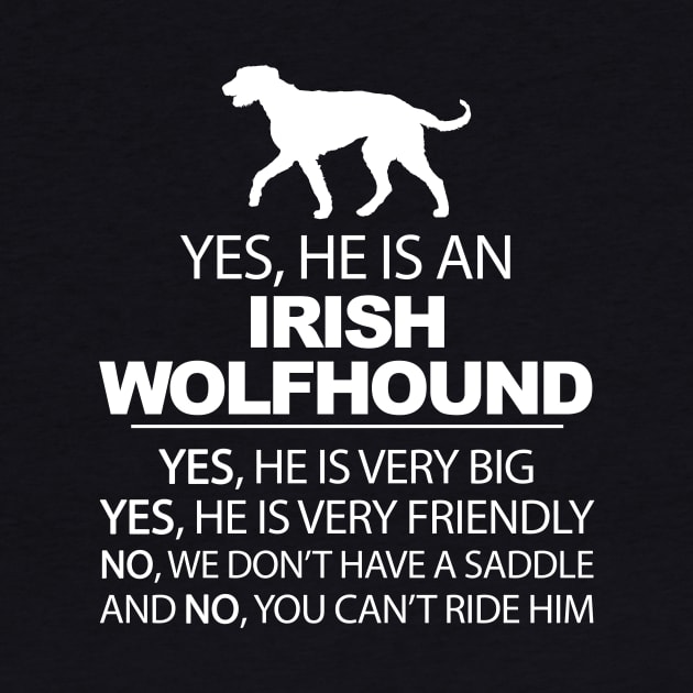 Yes, He Is An Irish Wolfhound by DarkArtsnCrafts